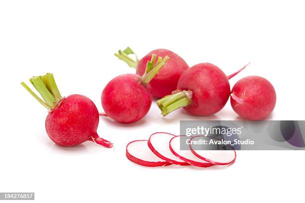 radish - radijs stockfoto's en -beelden
