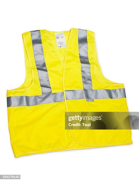 sicherheit weste - high visibility vest stock-fotos und bilder