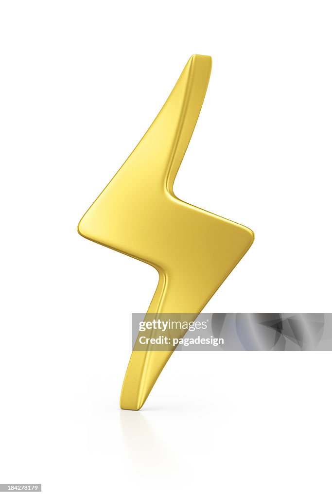 Gold lightning