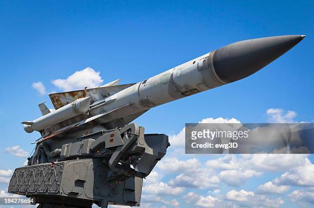 militär-air missile - russland stock-fotos und bilder