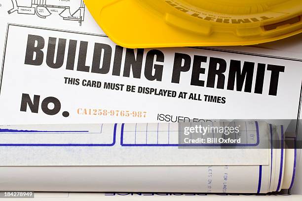 building permit - building code stock pictures, royalty-free photos & images