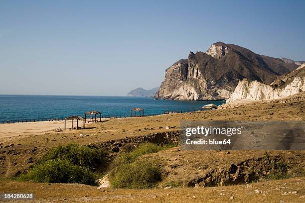 coastal picture of salalah, oman - quiet and peaceful - salalah stock pictures, royalty-free photos & images