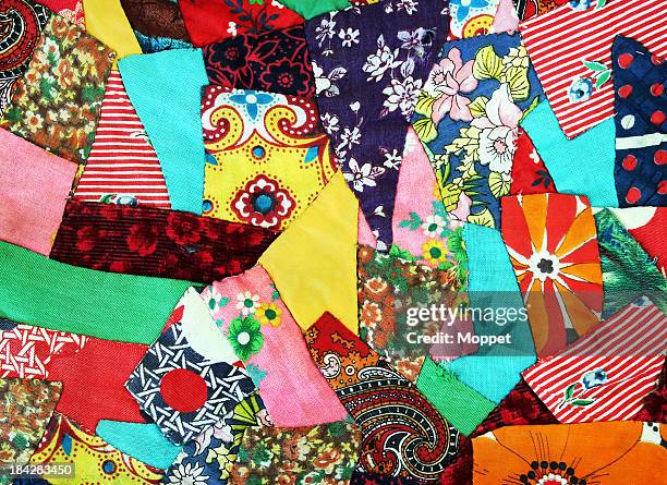 waste not - patchwork stockfoto's en -beelden