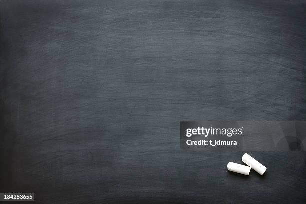 blank chalkboard. - schoolbord stockfoto's en -beelden