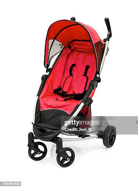 red baby strollers - stroller stock pictures, royalty-free photos & images