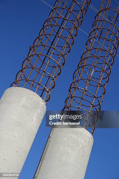 part of constraction - metal pole stock pictures, royalty-free photos & images