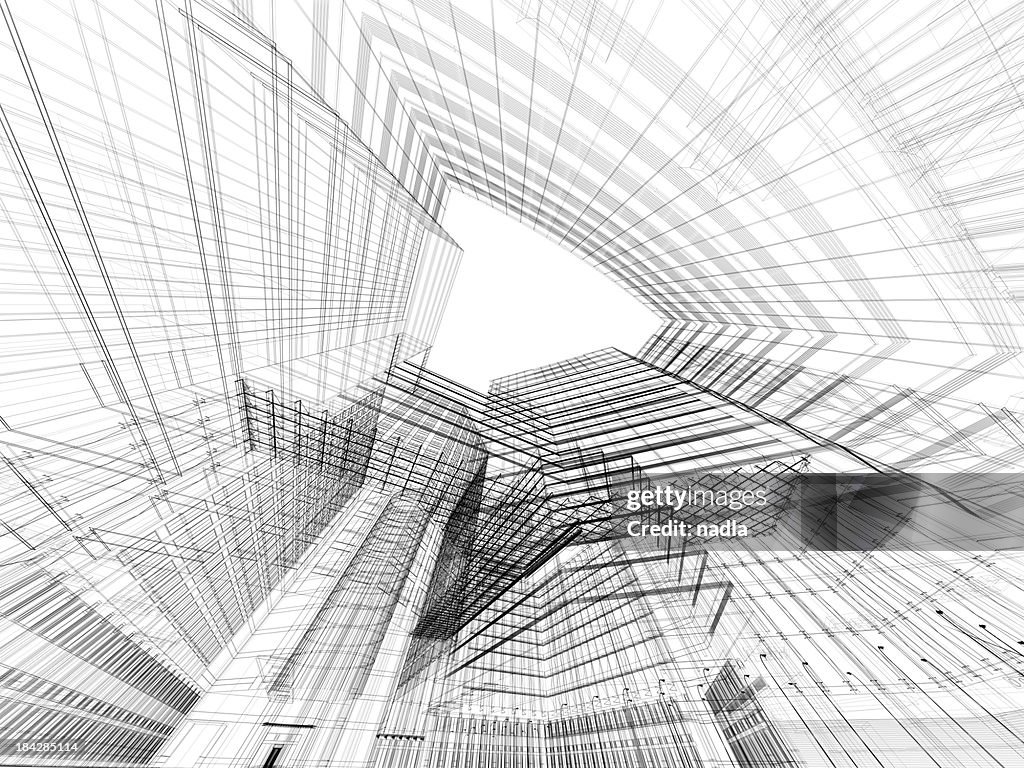 3 D abstrakt Architektur