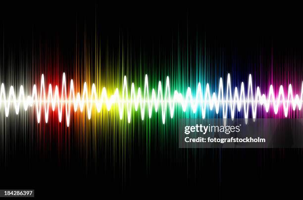 onde sonore - onde sinusoïdale photos et images de collection