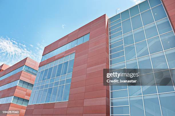ultra modern hospital and research facility - hospital exterior stock pictures, royalty-free photos & images