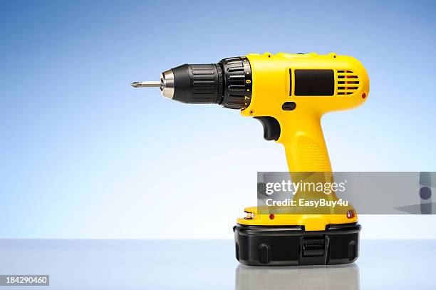 cordless power drill - cordless phone stock pictures, royalty-free photos & images