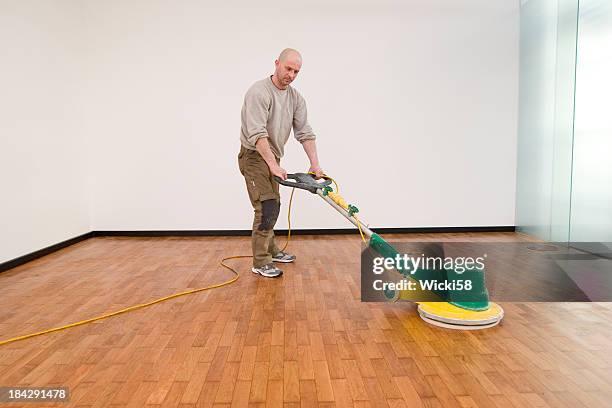 parquet floor finishing - parket stockfoto's en -beelden