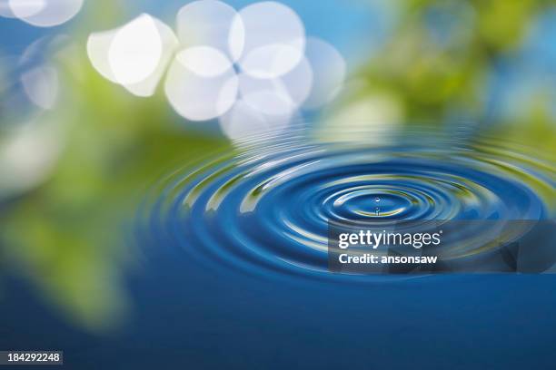 acqua di ripple - purezza foto e immagini stock