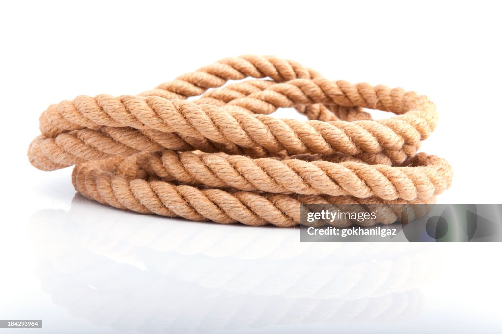 Coiled rope