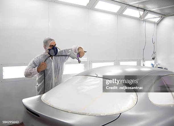Car Getting Sprayed 1,016 Spray Painting A Car Stock Photos, High-Res Pictures, and Images ...