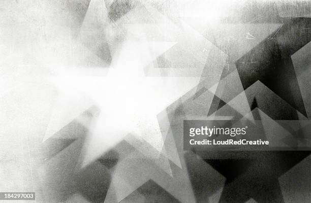 scratchy star background - star shape stock pictures, royalty-free photos & images