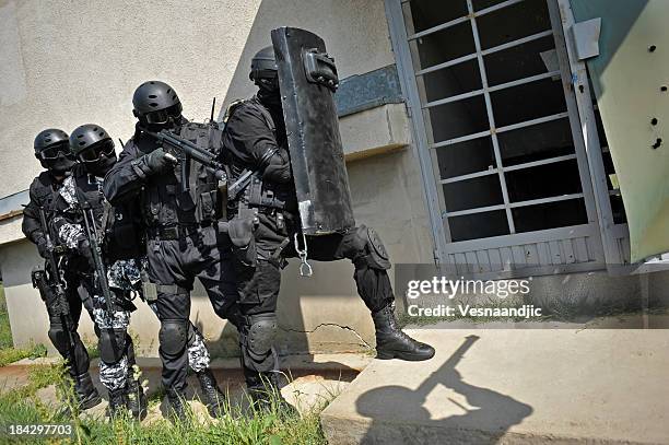 swat - agressão - fotografias e filmes do acervo