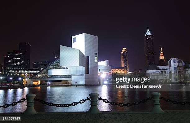 cleveland - rock and roll hall of fame cleveland stock pictures, royalty-free photos & images