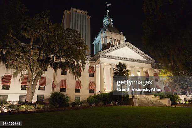 old & new capital, tallahassee fl - tallahassee stock pictures, royalty-free photos & images