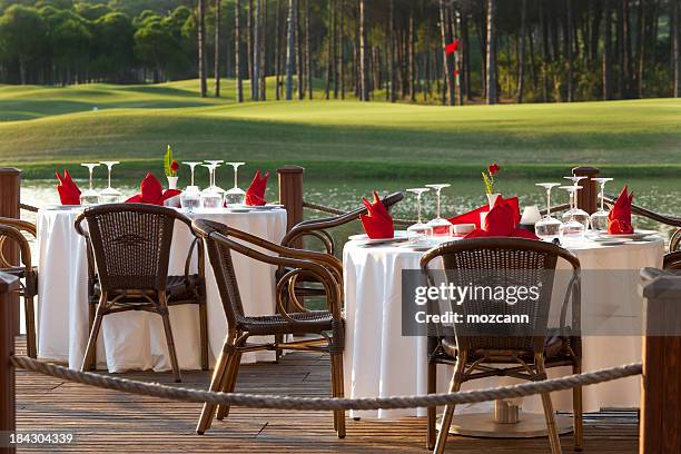 dinner table - belek stock pictures, royalty-free photos & images