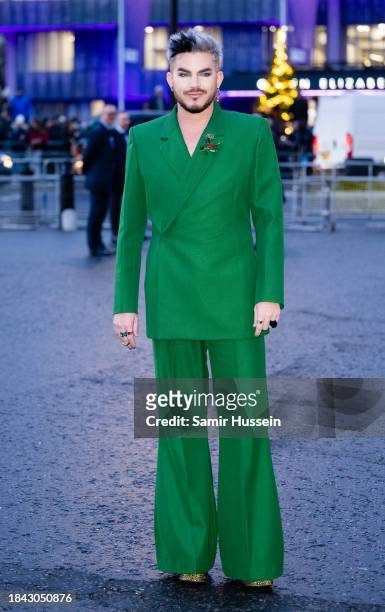 Adam Lambert attends The "Together At Christmas" Carol Service at Westminster Abbey on December 08, 2023 in London, England.