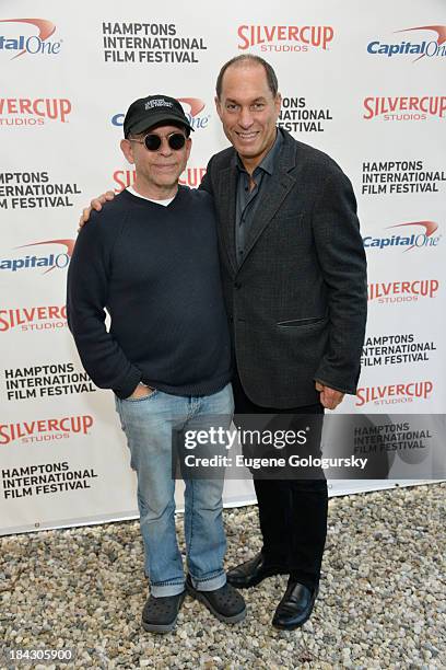 Actor Bob Balaban and Hamptons International Film Festival Board of Directors Chairman Stuart Match Suna attend the 21st Annual Hamptons...