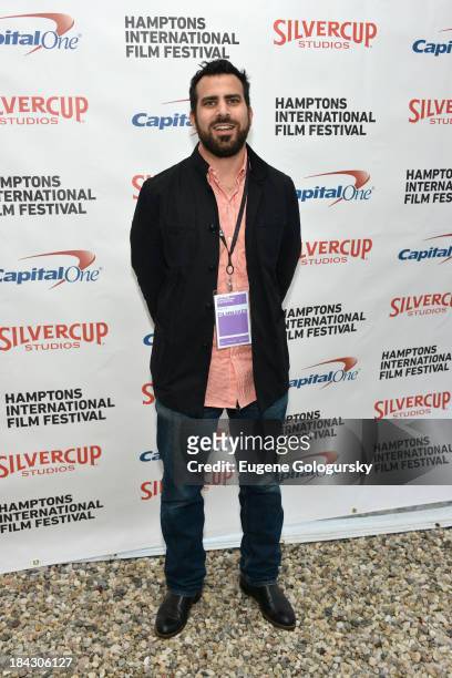 Matt Goldman attends the 21st Annual Hamptons International Film Festival on October 12, 2013 in East Hampton, New York.