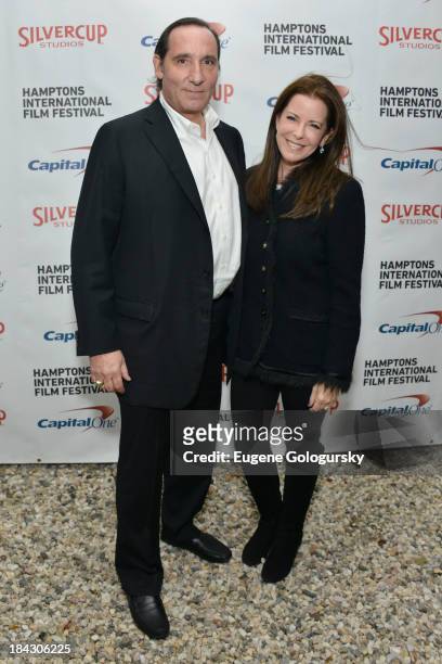 Dan Crown and Ellen Crown attend the 21st Annual Hamptons International Film Festival on October 12, 2013 in East Hampton, New York.