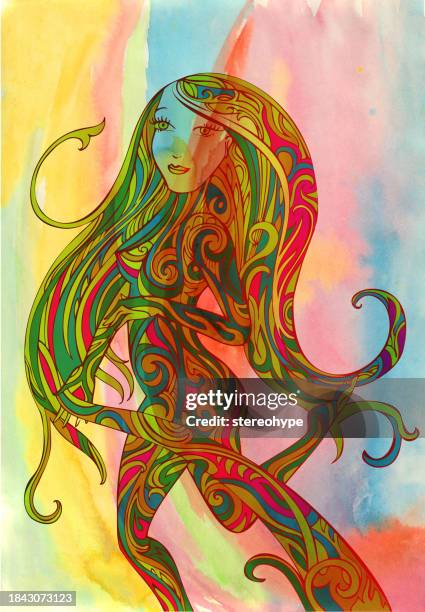 embodying changes - alchemy stock illustrations