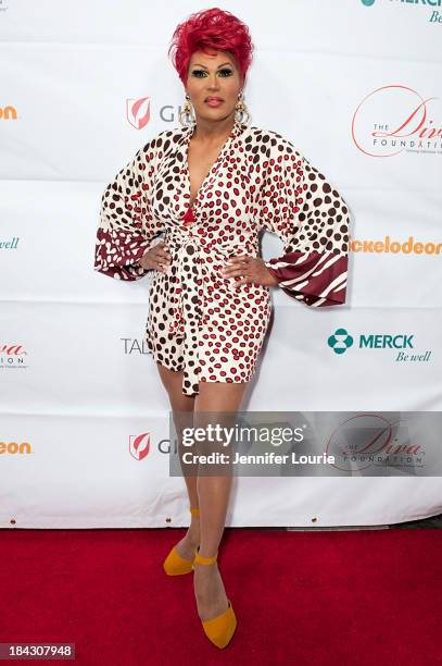 Comedian Flame Monroe attends the 23rd Annual HIV/AIDS benefit concert DIVAS Simply Singing! at Club Nokia on October 12, 2013 in Los Angeles,...