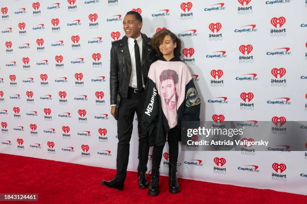 Holmes and Sabine Holmes attend iHeartRadio z100's Jingle Ball 2023 Presented By Capital One at Madison Square Garden on December 08, 2023 in New...