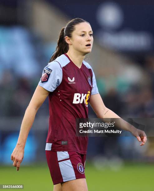 Danielle Turner of Aston Villa looks on during the Barclays Women´s Super League match between Manchester City and Aston Villa at Manchester City...