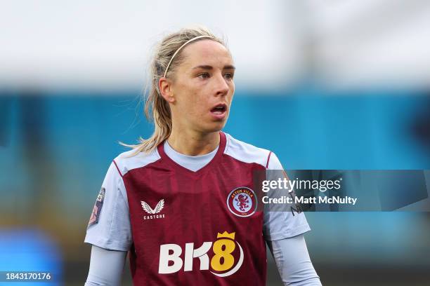 Jordan Nobbs of Aston Villa looks on during the Barclays Women´s Super League match between Manchester City and Aston Villa at Manchester City...