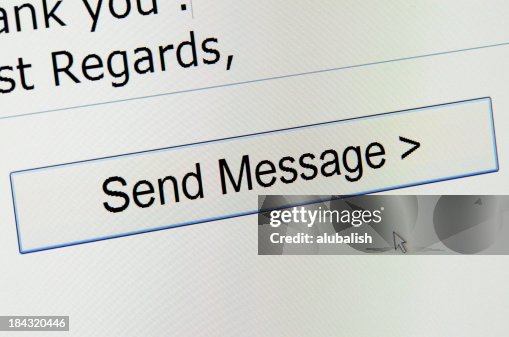 Push Send Button High-Res Stock Photo - Getty Images