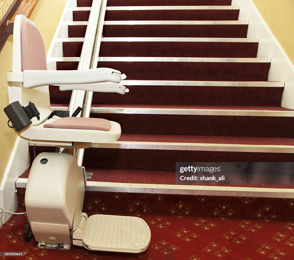 Stair lift for the disabled