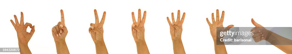 Getty Hand Sign Hand Signs High-Res Stock Photo - Getty Images