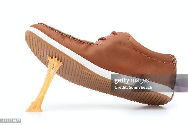 shoes - chewing gum shoe stock pictures, royalty-free photos & images