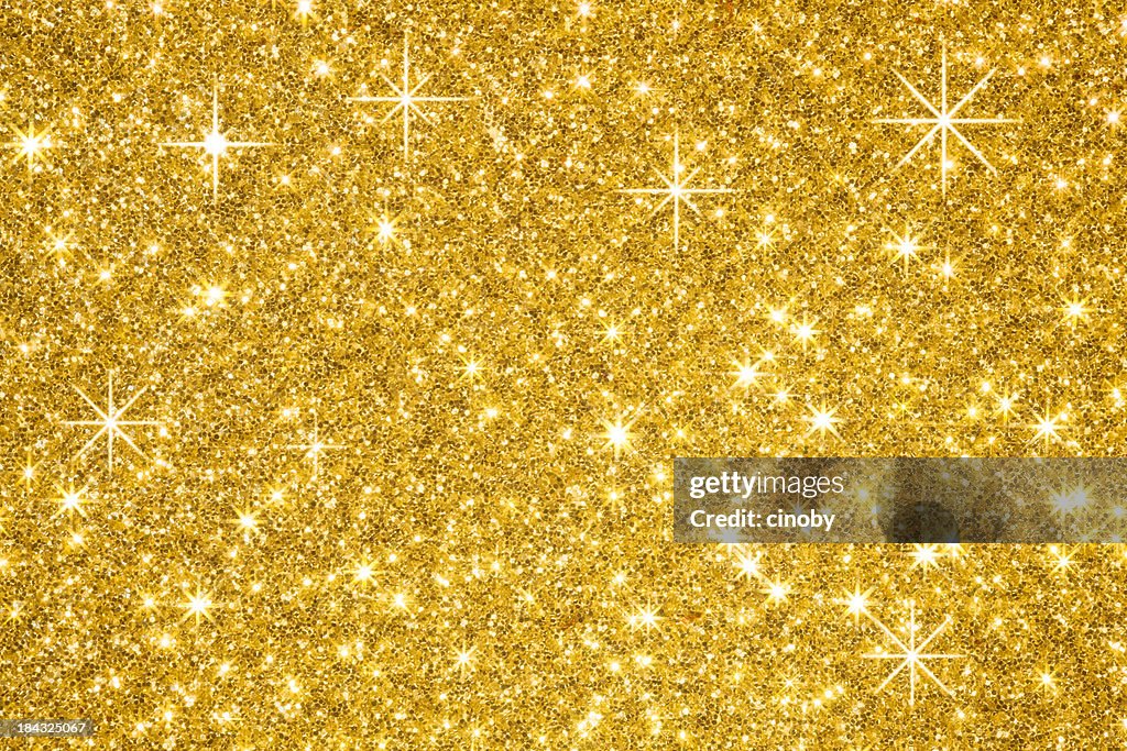 Golden Glitters Background
