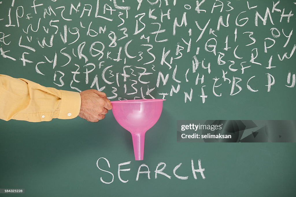 Searching And Filtering Words On Blackboard Via Funnel