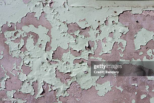 peeling painted wall - chipping stock pictures, royalty-free photos & images