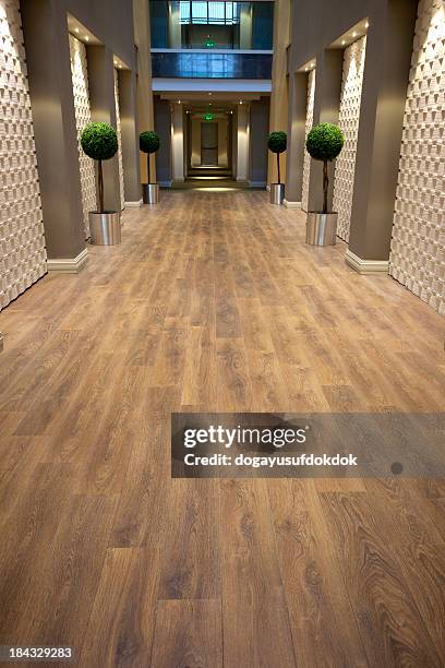 wooden floor - wood laminate flooring stock pictures, royalty-free photos & images