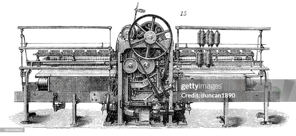 Retro Machinery - Self acting cotton machine