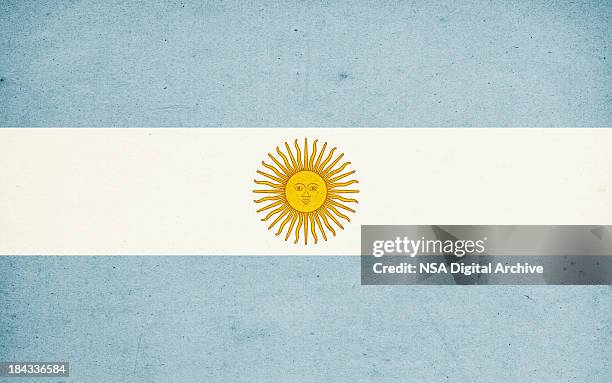 flag of argentina close-up (high resolution image) - argentinian flag stock pictures, royalty-free photos & images