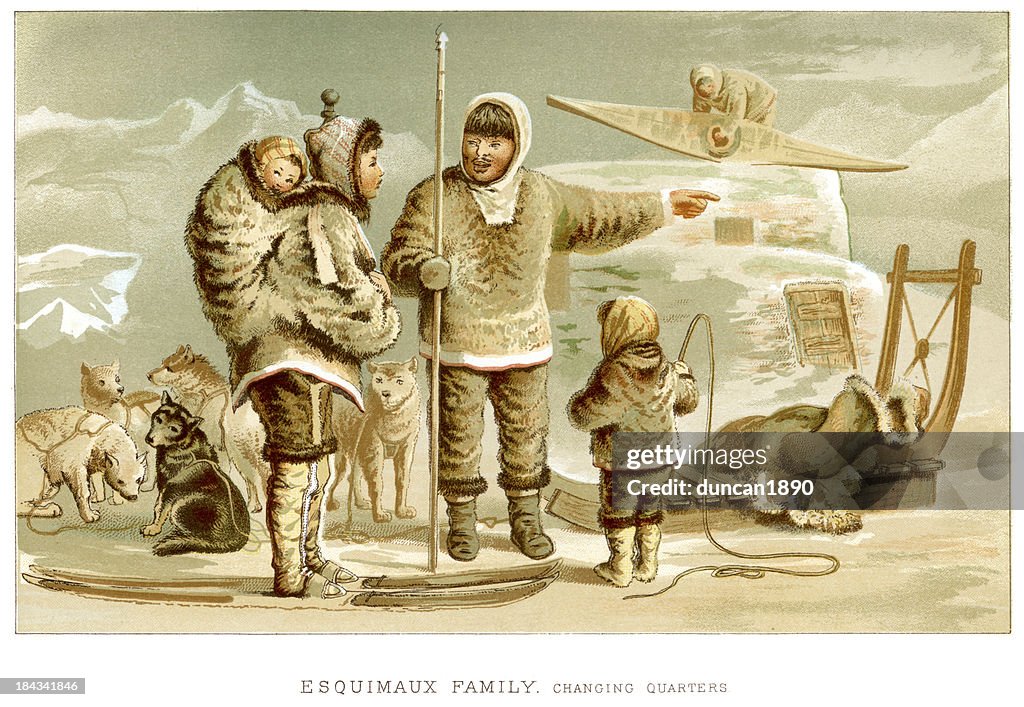 Eskimo Family