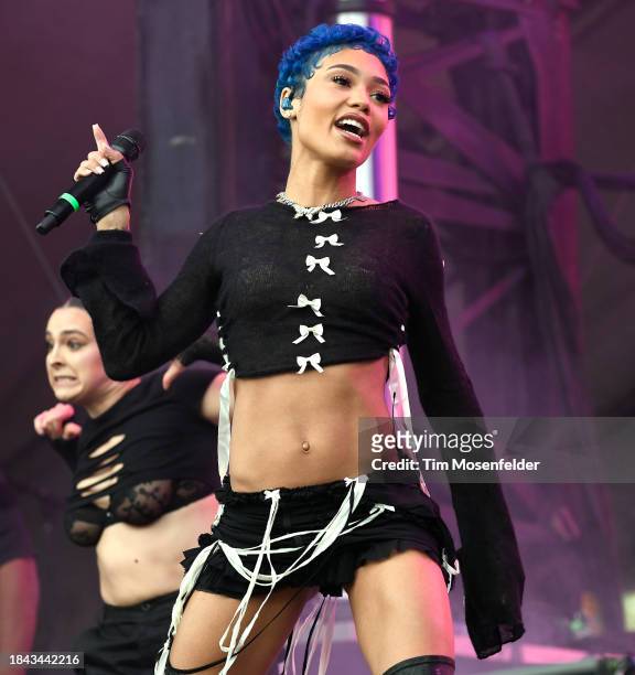Coi Leray performs during the 2023 Austin City Limits Music festival at Zilker Park on October 07, 2023 in Austin, Texas.