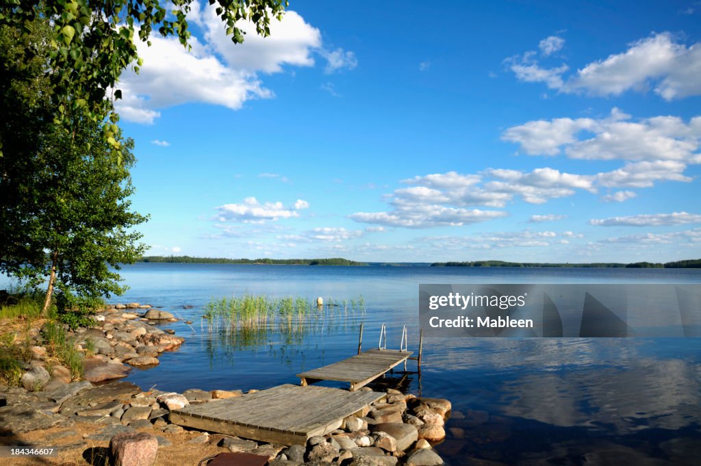 Lake Saimaa in summer.