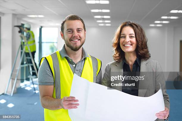 architect and contractor - employee engagement survey stock pictures, royalty-free photos & images