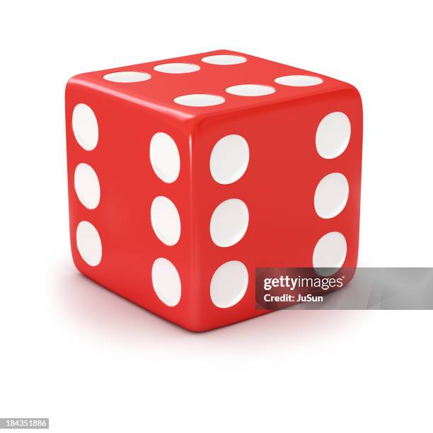 lucky red dice - ace stock pictures, royalty-free photos & images