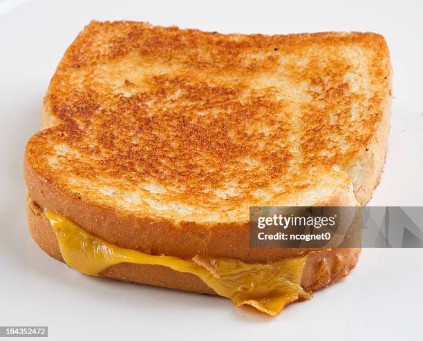 cheese sandwich - toasted sandwich stockfoto's en -beelden