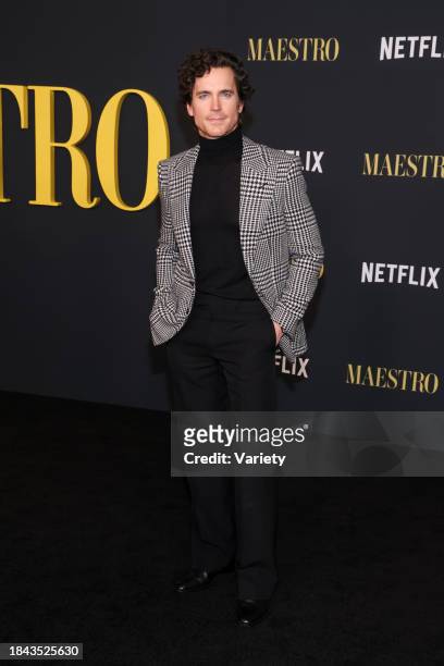 Matt Bomer at the Los Angeles special screening of "Maestro" held at the Academy Museum of Motion Pictures on December 12, 2023 in Los Angeles,...