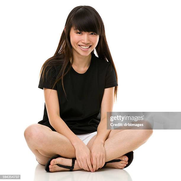 female portrait - girl sandals stock pictures, royalty-free photos & images